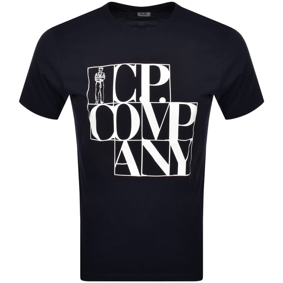 Alternative Image for ProductCP Company Logo T Shirt Navy1